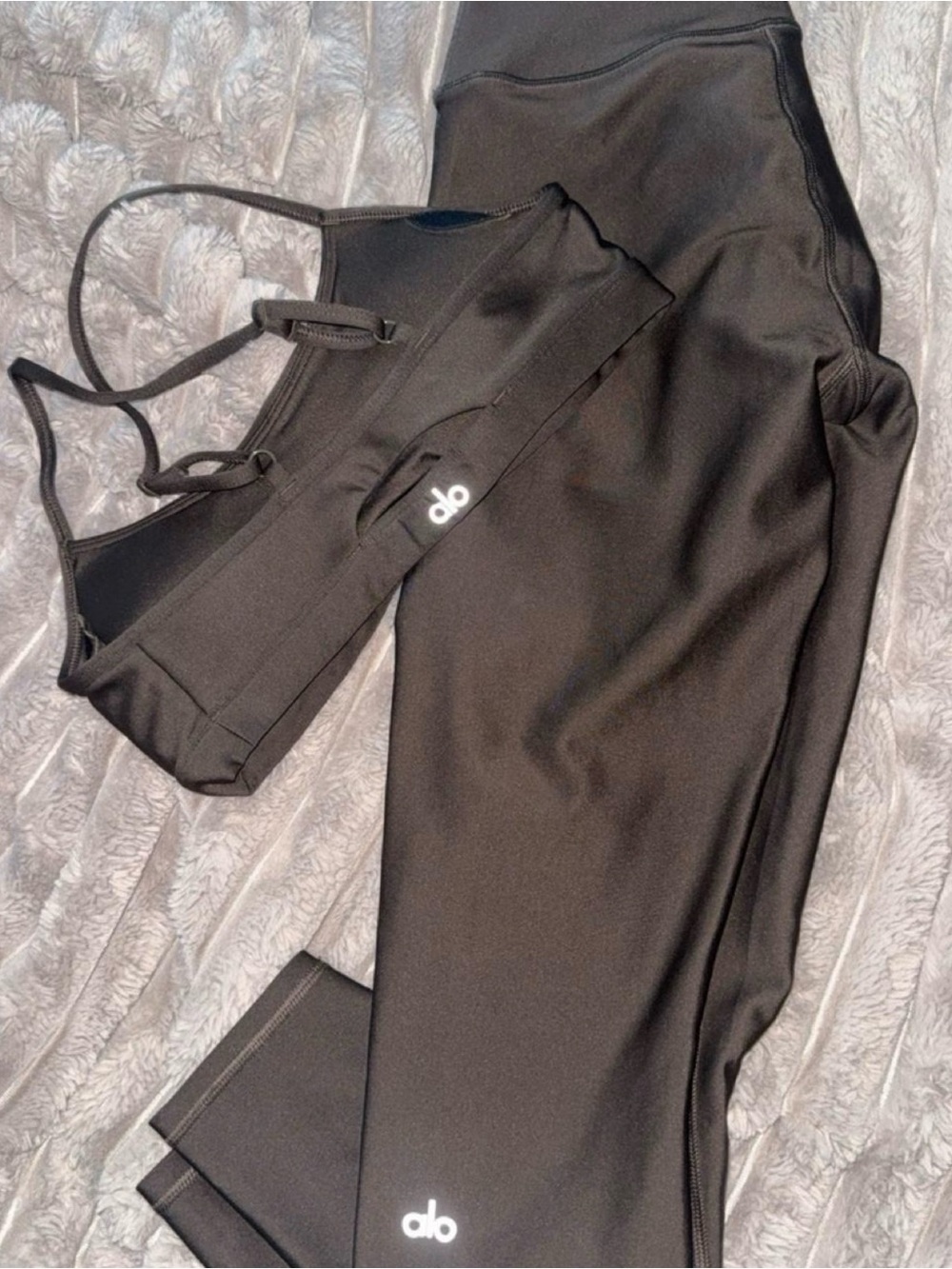 ALO Yoga Brown Set